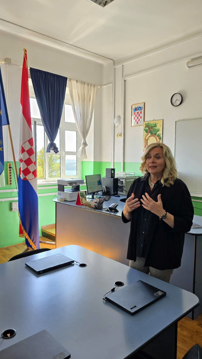 EU zastupnica Željana Zovko posjetila Ekonomsku školu Šibenik: susret znanja, dijaloga i europskih vrijednosti