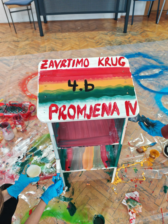 Učenici Katoličke škole u Šibeniku 'Zavrtjeli krug promjena'