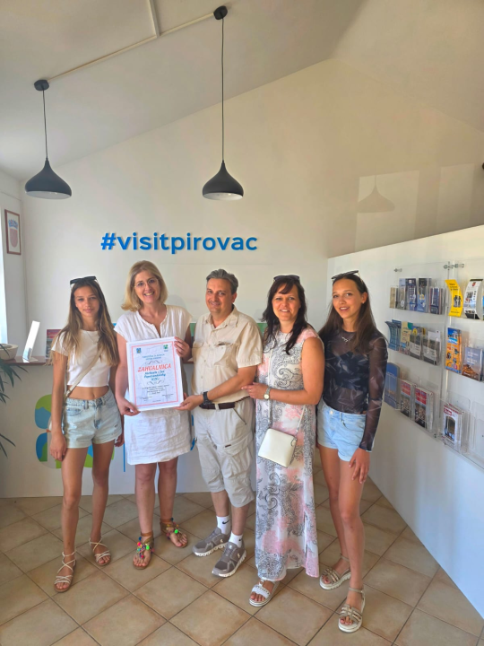 Lijepa praksa zahvalnosti: TZ Općine Pirovac nagradila još jednu obitelj