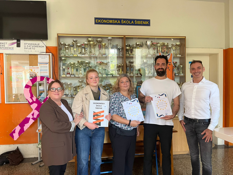 Učenici Ekonomske škole sudjeluju u Erasmus projektu s vršnjacima iz Francuske