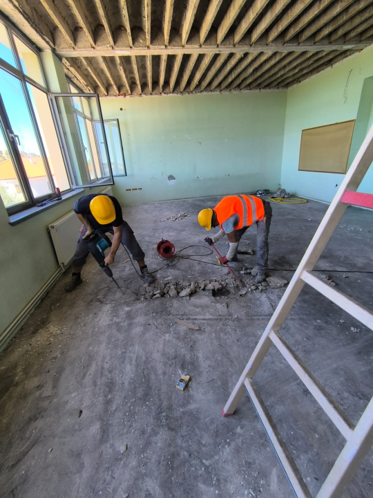 Radovi na tribunjskoj školi