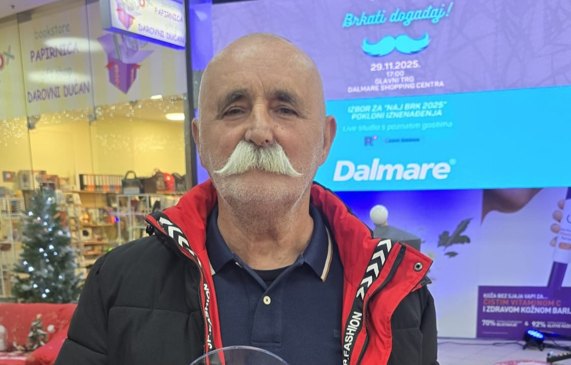 Davor Gruja osvojio titulu Naj brka Šibensko-kninske županije