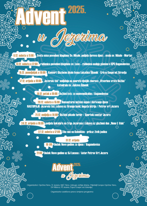 Advent u Tisnom donosi bogat program