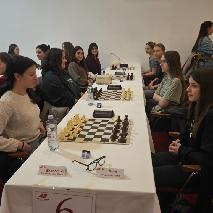 Učenice Ekonomske škole sudjelovale na državnom prvenstvu u šahu