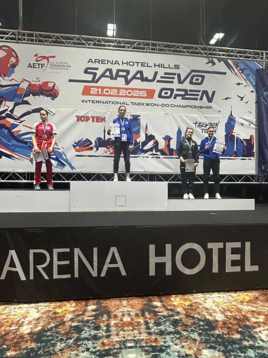 FOTO Taekwondo klub Solaris osvojio osam medalja na 'Sarajevo Openu'