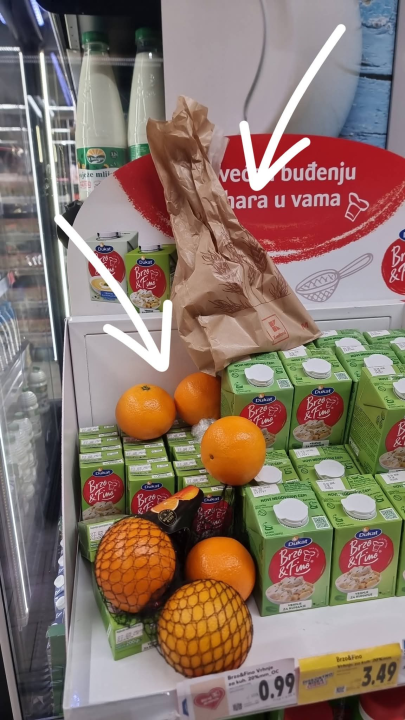 Bezobrazluk bez granica: Kupci hranu ostavljaju gdje stignu, a sve završava u smeću