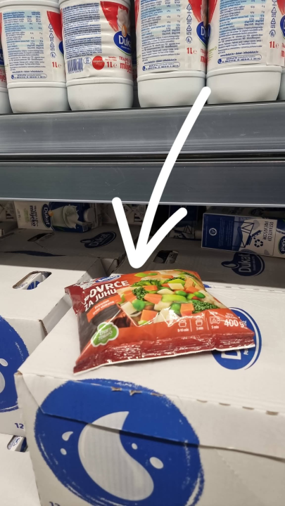 Bezobrazluk bez granica: Kupci hranu ostavljaju gdje stignu, a sve završava u smeću