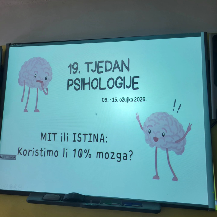 Gimnazija Antuna Vrančića obilježila 19. Tjedan psihologije