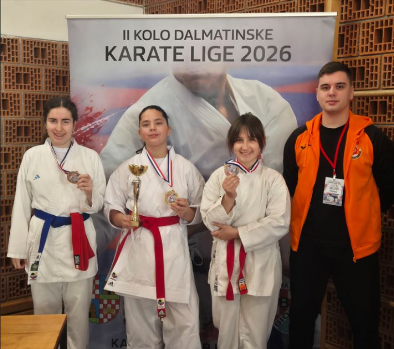Karataši 'Šibenika' osvojili sedam medalja na 2. kolu Dalmatinske lige