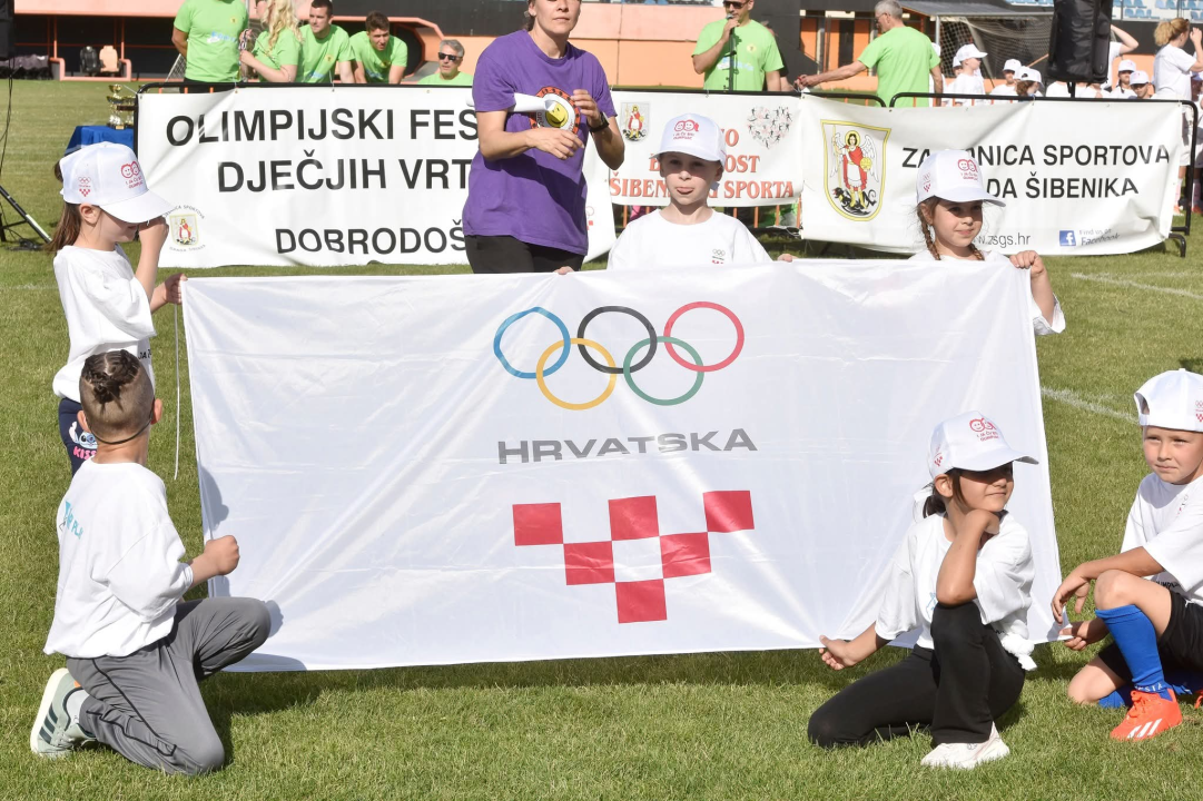 Više od 500 mališana sudjelovalo na 24. Olimpijskom festivalu dječjih vrtića u Šibeniku