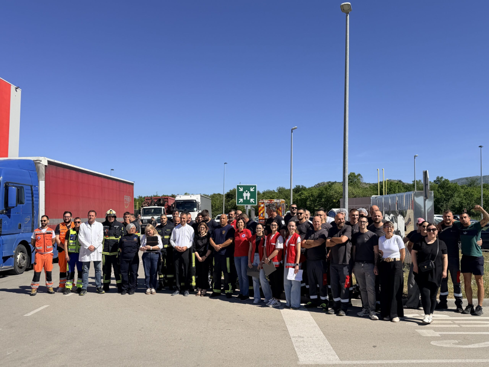  Održana koordinirana vježba žurnih službi u Drnišu