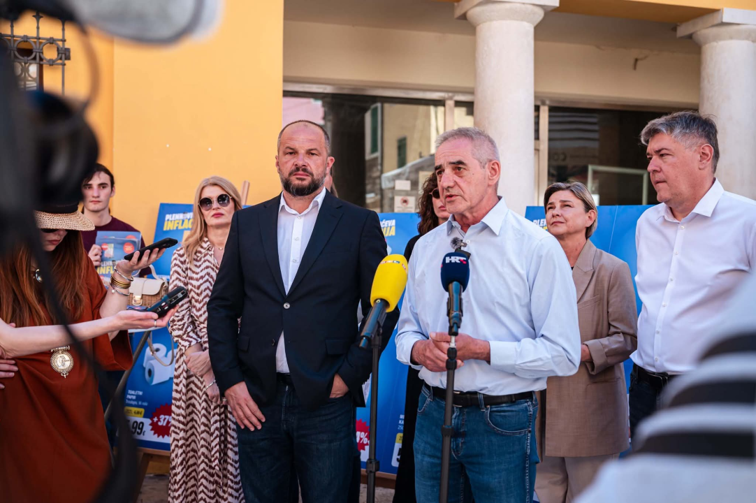 SDP i Možemo! iz Šibenika poručili: 'Inflacija ima ime i prezime – Andrej Plenković'
