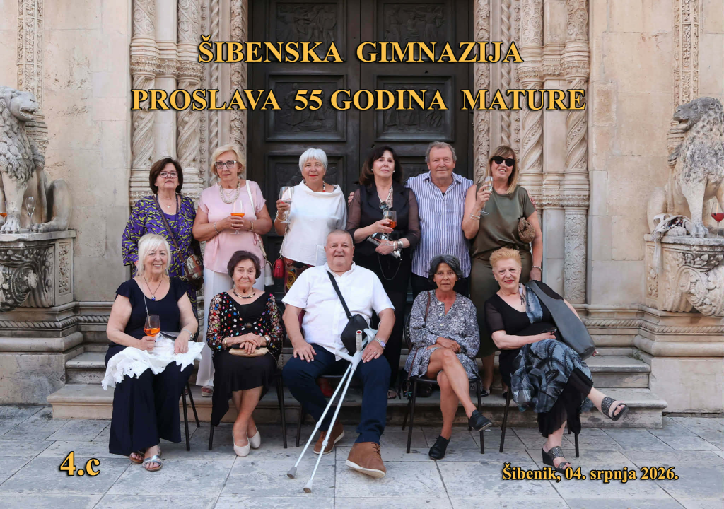 Generacija šibenskih gimnazijalaca iz 1971. obilježila 55 godina mature
