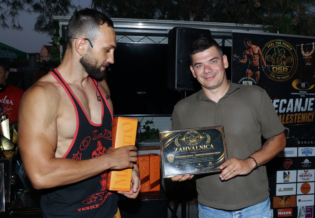 FOTO Premijerno šibensko sveobuhvatno natjecanje u sportovima snage i kalistenici osvojili Renato Živković i Karla Baličević