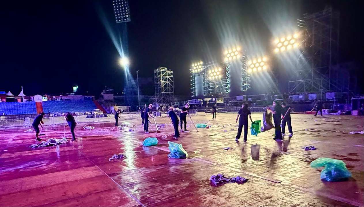 FOTO Znate li tko stoji iza besprijekornog čišćenja stadiona na Šubićevcu nakon Thompsonovog koncerta?