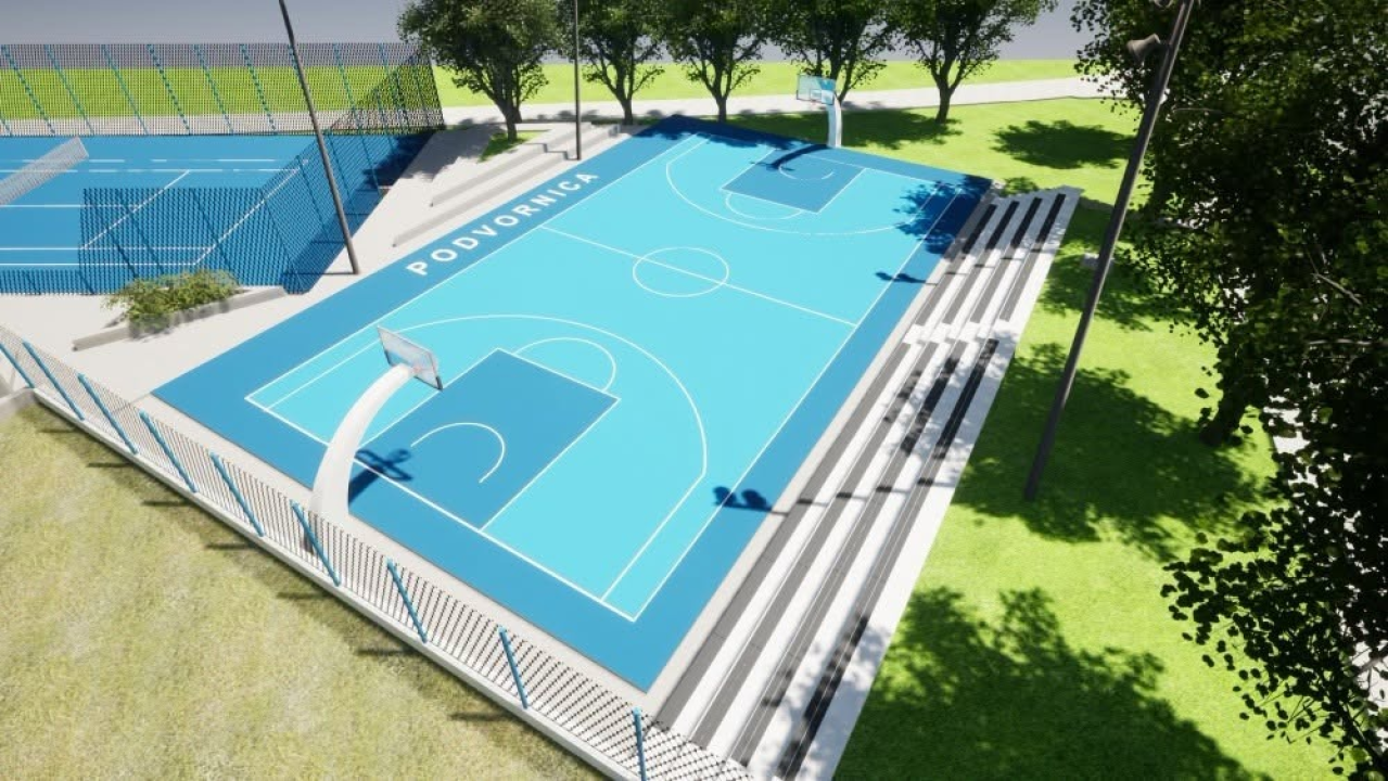 Potpisan ugovor za rekonstrukciju košarkaškog igrališta na drniškoj Podvornici