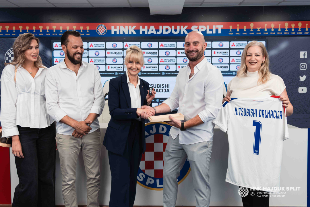 Mitsubishi Dalmacija novi je sponzor Hajduka i partner u kategoriji mobilnosti