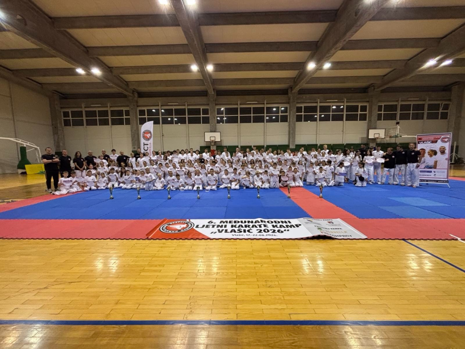 Karate klub Phoenix sudjelovao na 6. Međunarodnom ljetnom karate kampu ‘Vlašić 2026.’