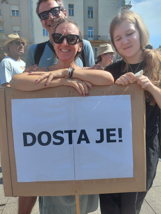 Šibenčani među desecima tisuća ljudi u Zagrebu: 'Trg je krcat, sve ulice zatrpane ljudima'