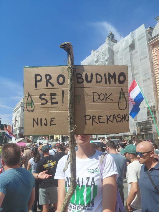 Šibenčani među desecima tisuća ljudi u Zagrebu: 'Trg je krcat, sve ulice zatrpane ljudima'