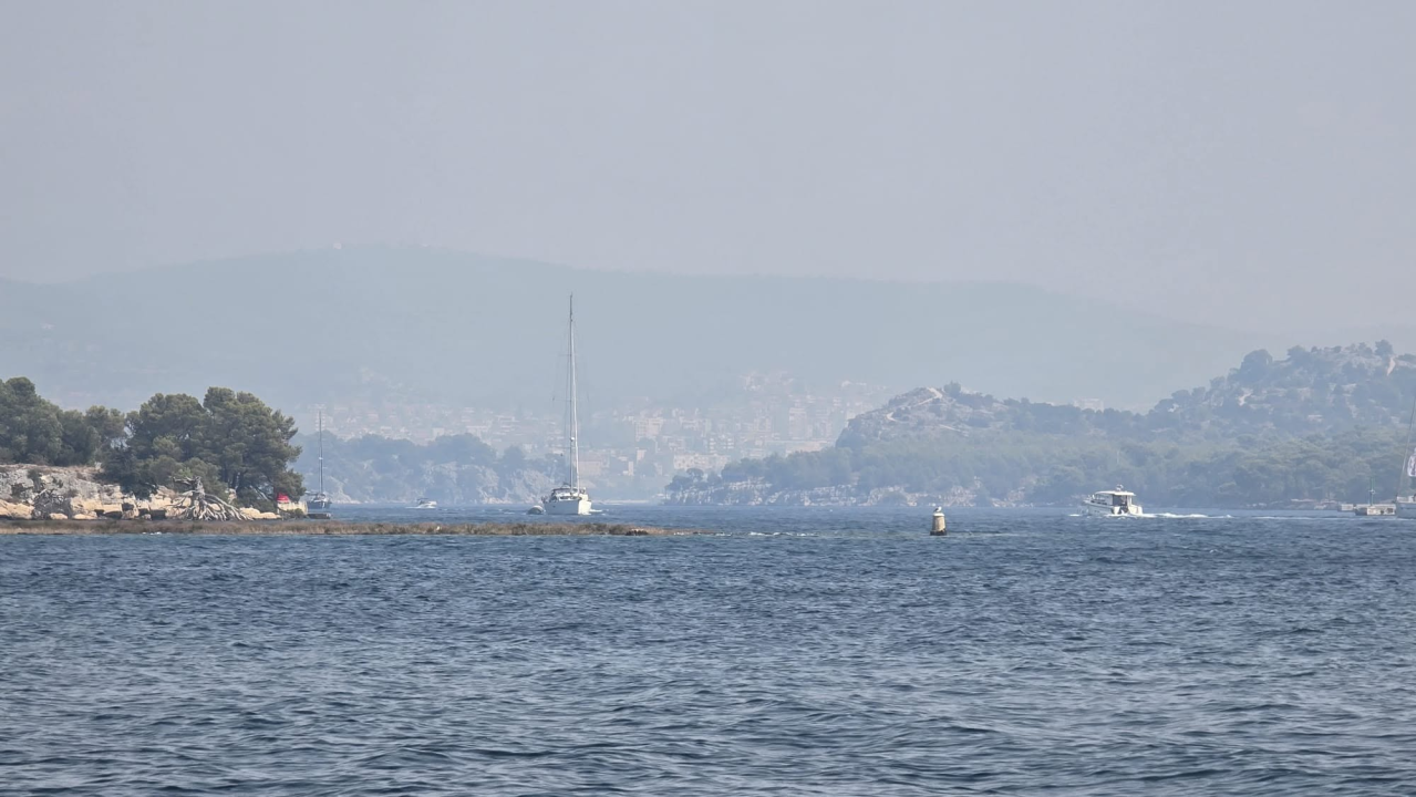 Šibenik pod dimom