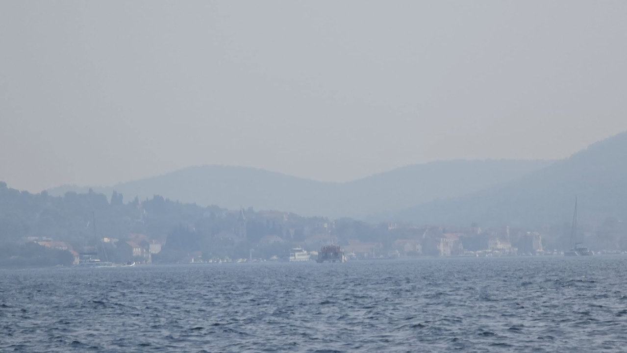 Šibenik pod dimom