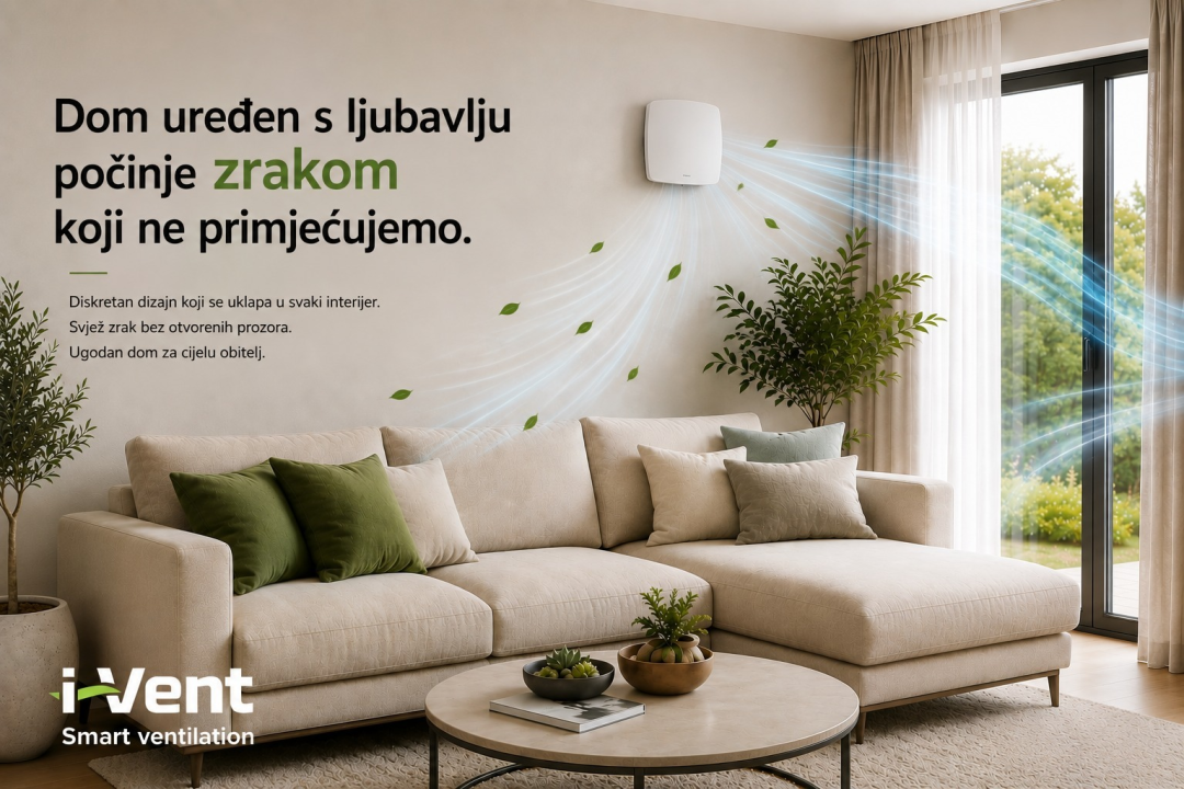i-Vent: Dom uređen s ljubavlju počinje svježim zrakom 