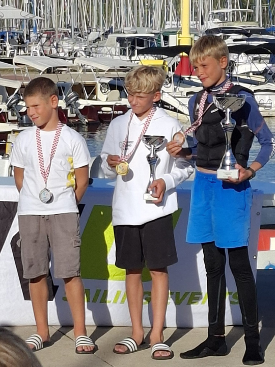Ivano Gović prvak Hrvatske klasa Optimist