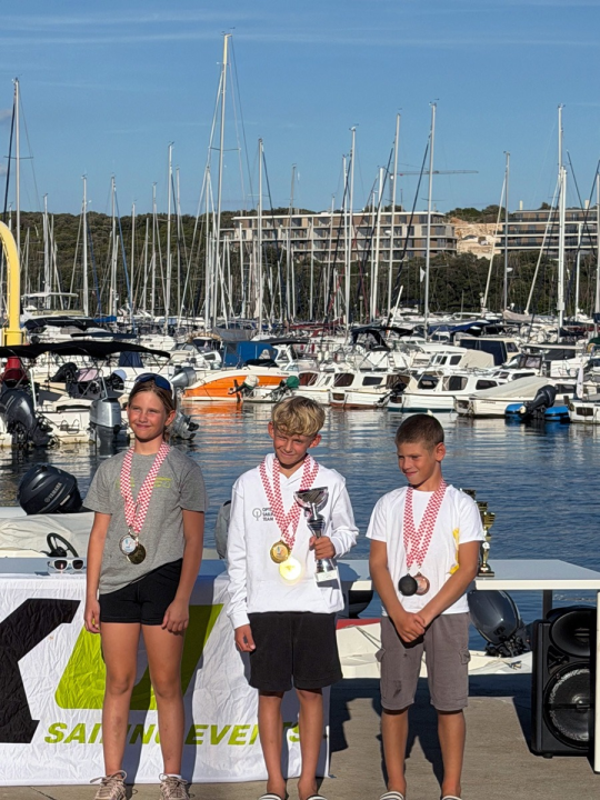 Ivano Gović prvak Hrvatske klasa Optimist