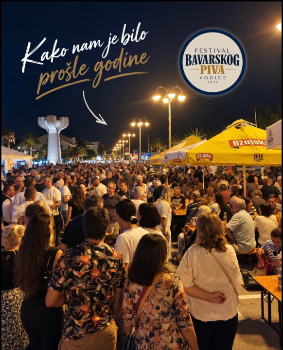 Festival bavarskog piva vraća se u Vodice: Svaki dan novi izvođač, otvorenje uz Giuliana i Diktatore