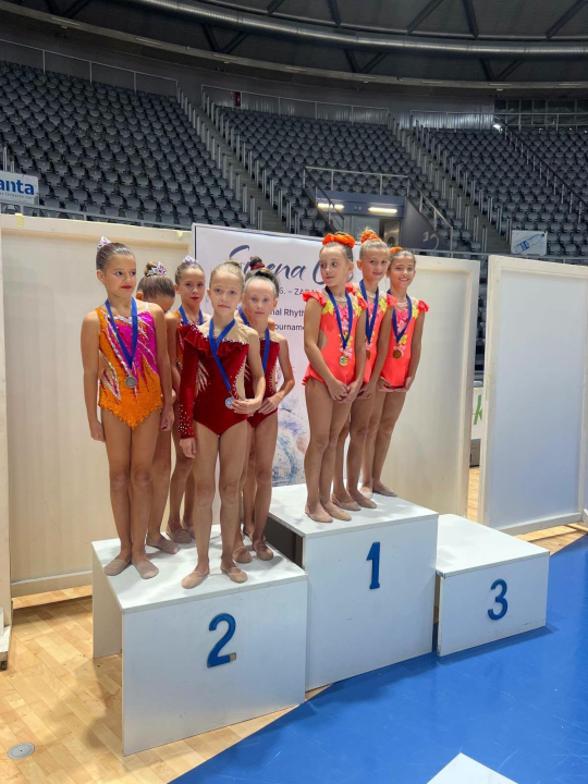 FOTO Osam medalja za ritmičarke Šibenik-Dalmacije na 'Sirena Cupu'