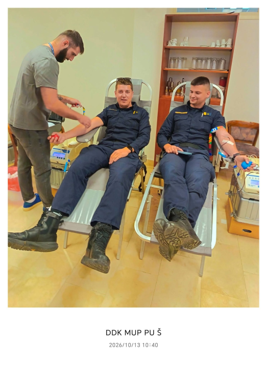 Šibenski policajci darovali krv