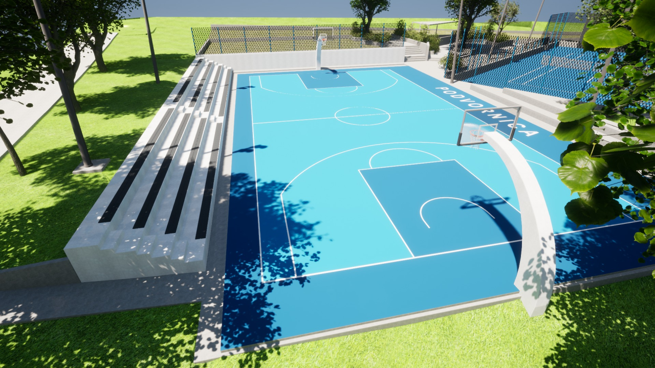 Prijavljen projekt rekonstrukcije košarkaškog igrališta Podvornica u Drnišu