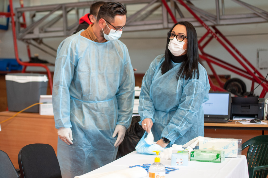 Na Baldekin po svoju dozu ide 480 ljudi: Bivša medicinska sestra Ana Paić prva je cijepljena protiv covida