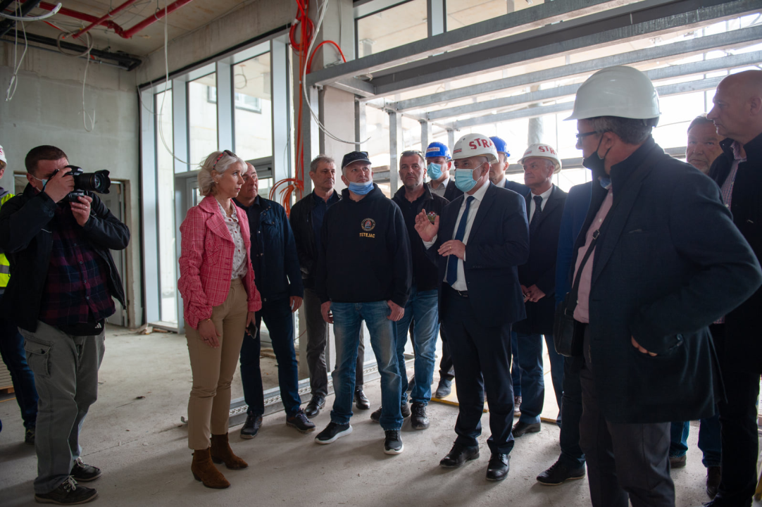 Ministar Medved na gradilištu Veteranskog centra: 'Šibenik je zaslužio ovakav objekt!'