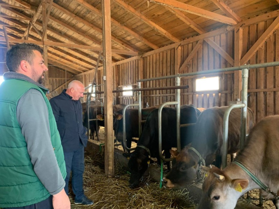 Pauk posjetio uspješne poljoprivrednike drniškog kraja: 'Od mljekarstva se nitko nije obogatio, pa neću ni ja'