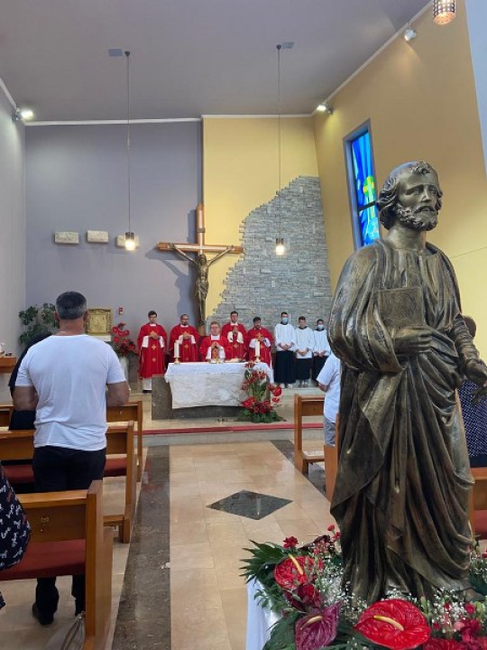 Na Vidicima proslavljen sv. Petar uz oproštaj od fra Ivana: 'Ipak smo mi samo ljudi, ili ljudima poslani'