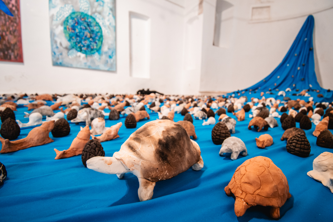 ‘Žabe’ okupirale sv. Krševan: Na zidu su psihodelične, na podu ih je stotine od terakote