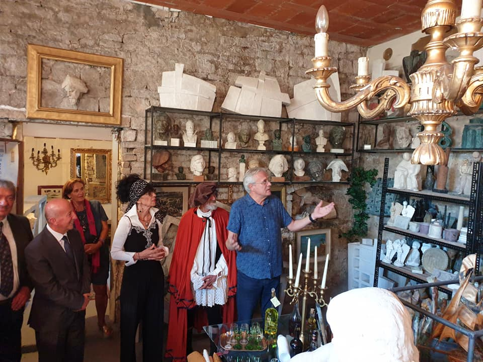 Makedonci, Hrvati i Ale Guberina: Uređen i prezentiran atelje čuvenog šibenskog kipara