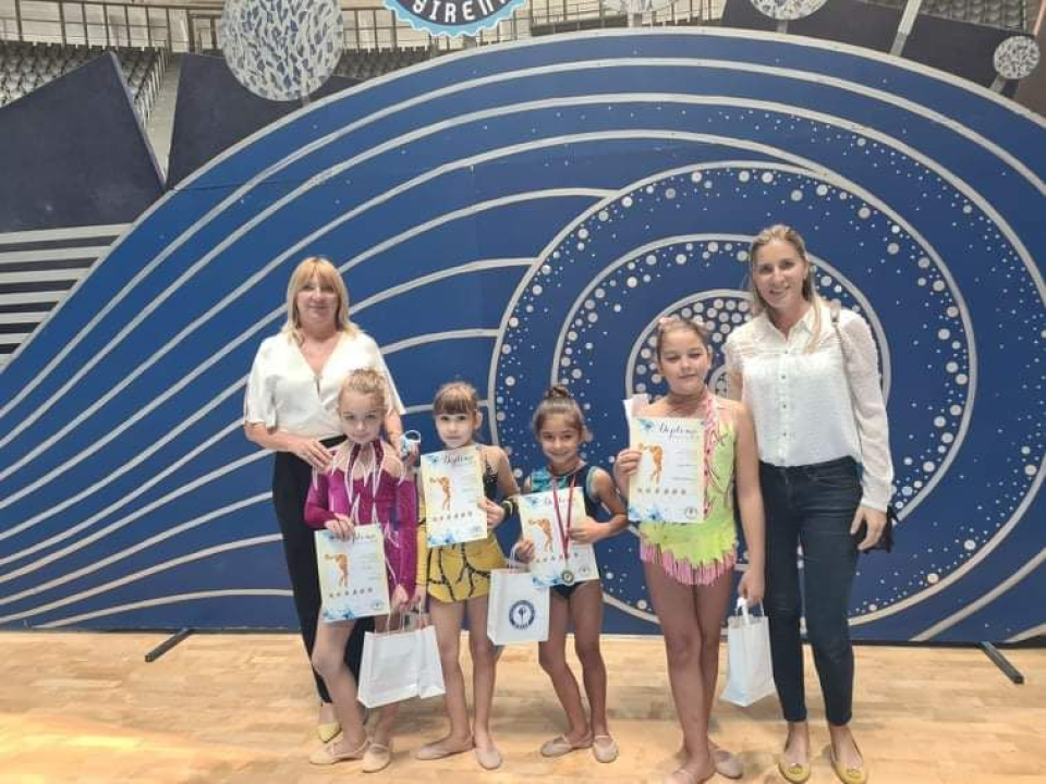 Gimnastičarke 'Šibenik-Dalmacije' uspješne u Zadru na Sirena cupu: Raci prva, Mileta druga, Bujas treća 