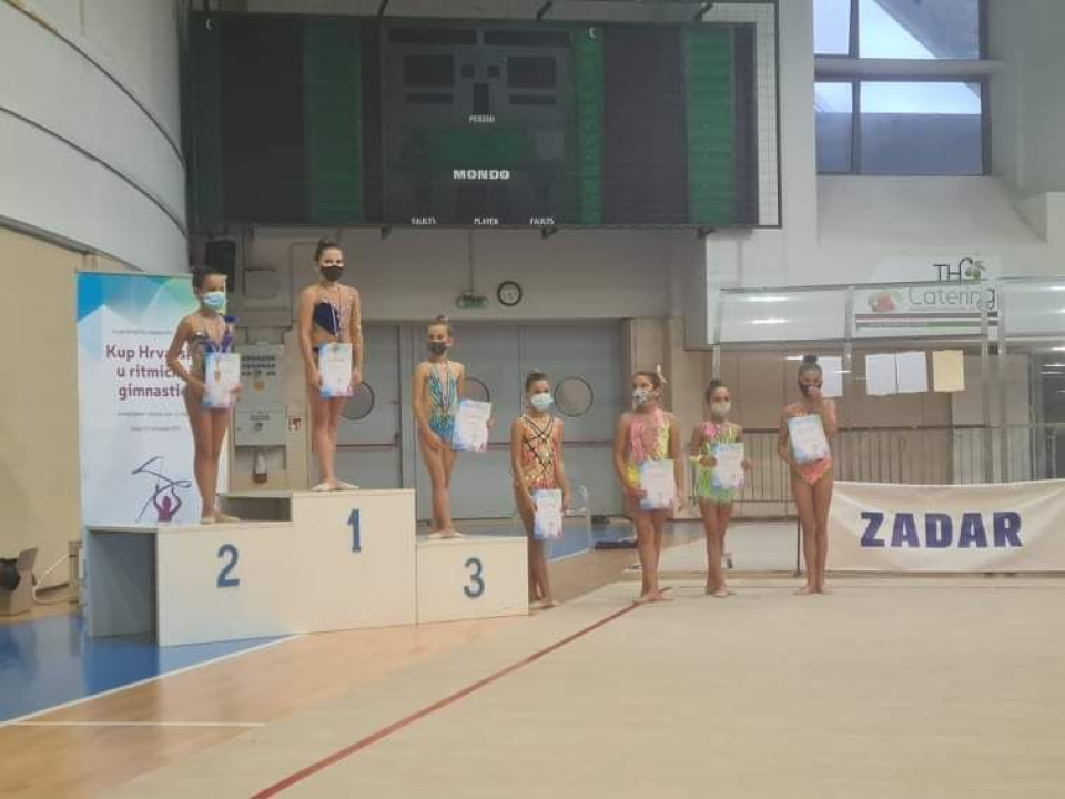 Gimnastičarke Šibenik-Dalmacije osvajale medalje i u individualnim i u grupnim vježbama