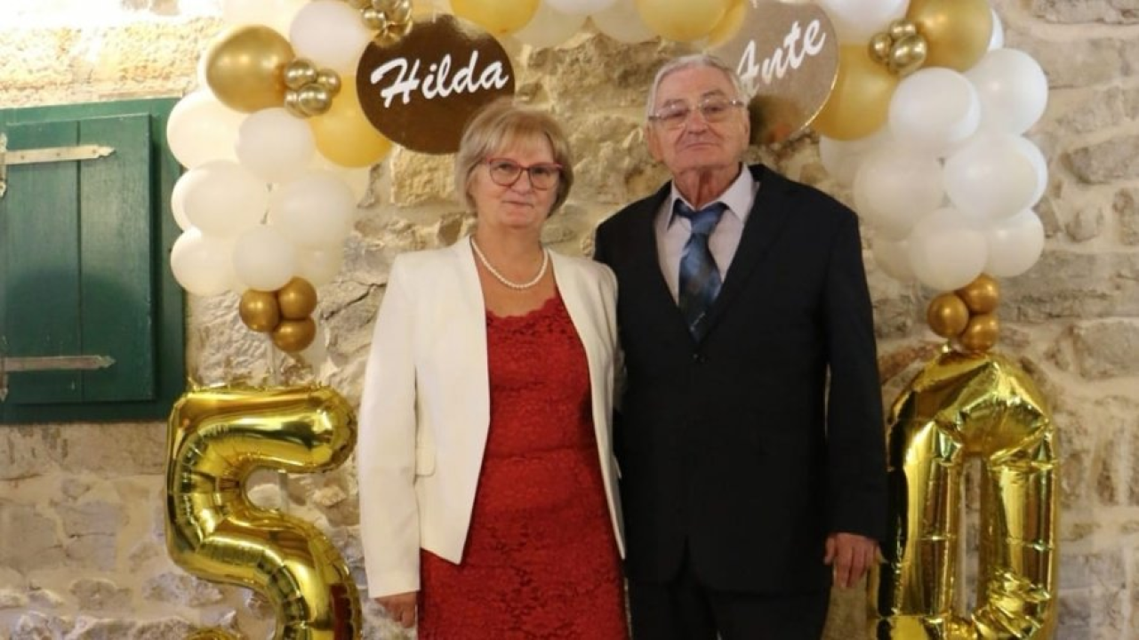 Pola stoljeća ljubavi: Vodičani Ante i Hilda Bilan proslavili 50 godina braka