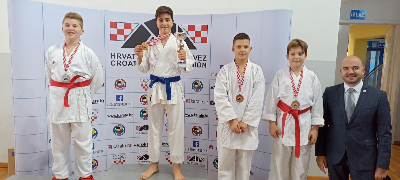 Šibenski karataši Marko i dva Roka prvaci Hrvatske do 14 godina!