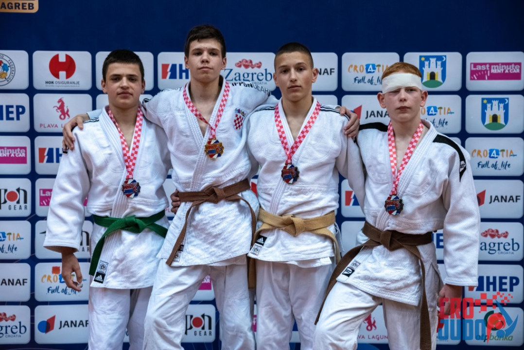 U Zagrebu održano Kadetsko prvenstvo Hrvatske u judu: Filip Knez viceprvak države 