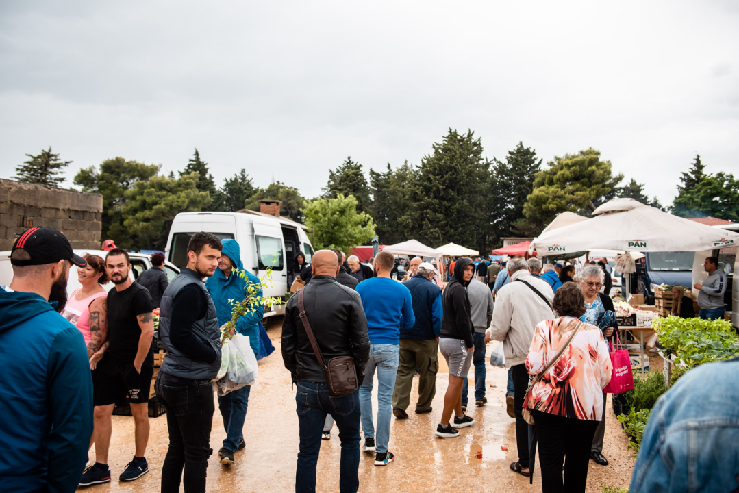 Bili smo na Benkovačkom sajmu: Najtraženija 'roba' su CD-evi Thompsona i Bulića, a za prasetinu se čeka red
