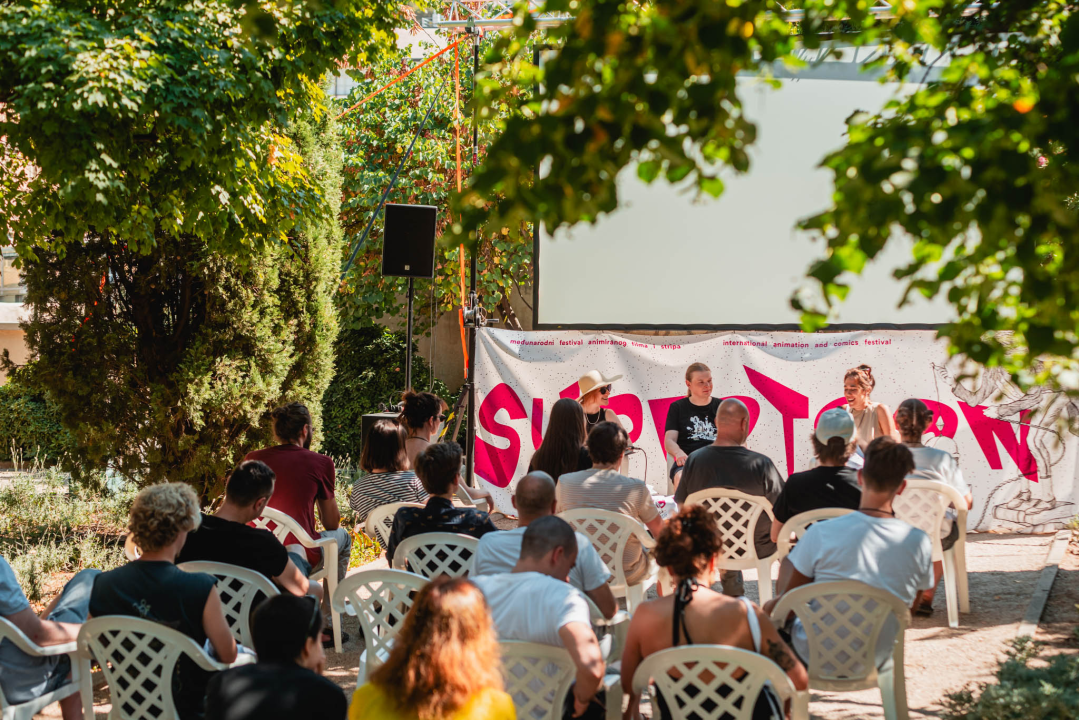 Jutra na Supertoon festivalu rezervirana su za razgovore s autorima u debelom hladu đardina