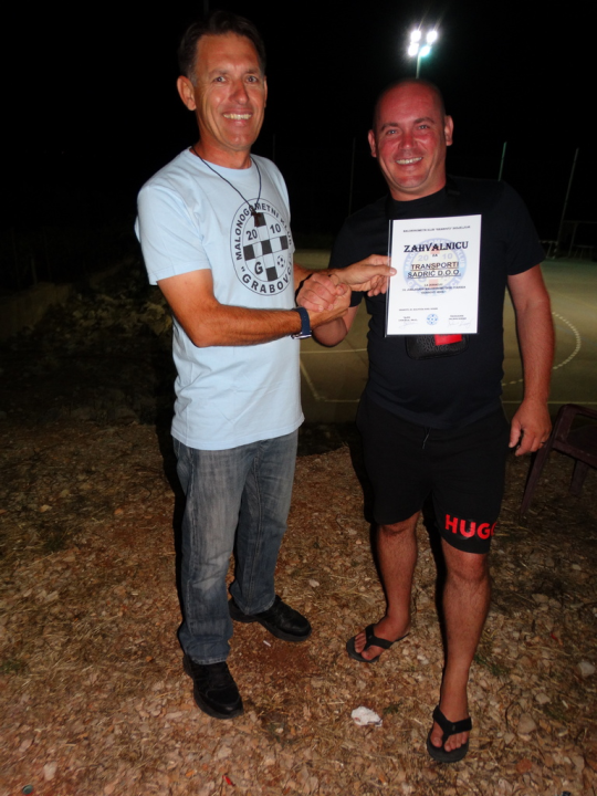 Restoran Argola West Ham Ražine pobjednik turnira 'Grabovci 2022.'