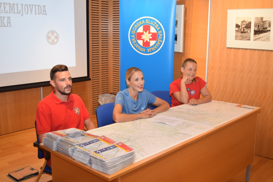 Novi turističko-planinarski zemljovid NP Krka izradili su šibenski HGSS-ovci