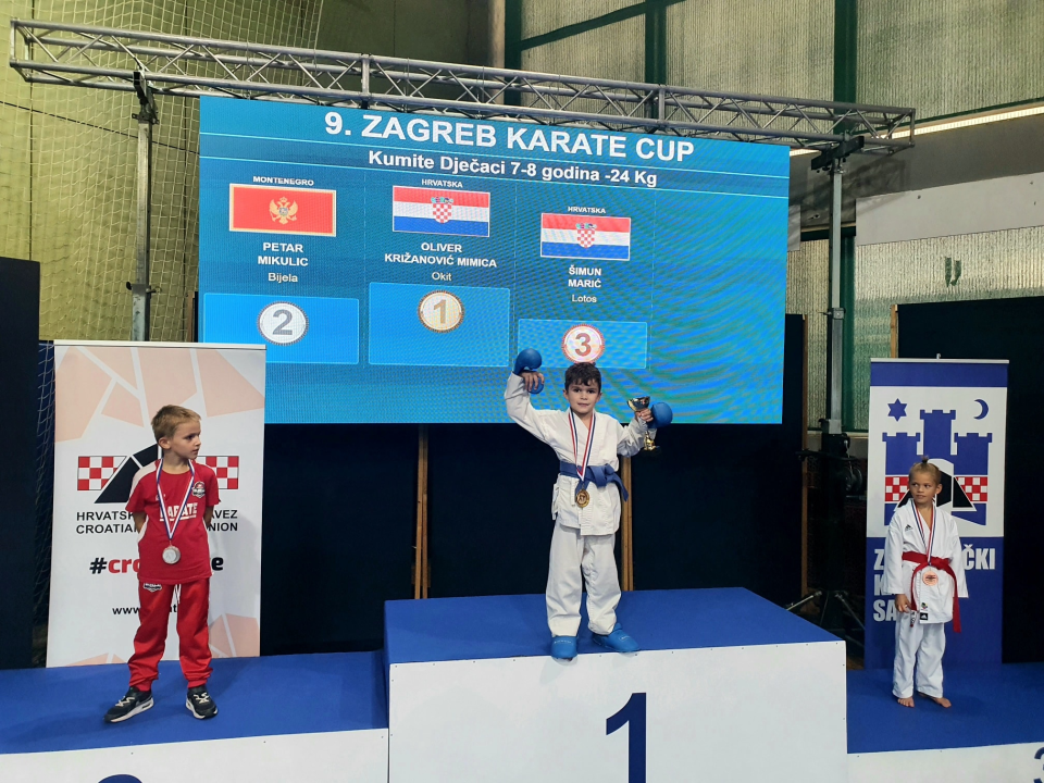 KK 'Okit Vodice' sa 9. 'Zagreb karate kupa' se vratio sa 12 medalja 