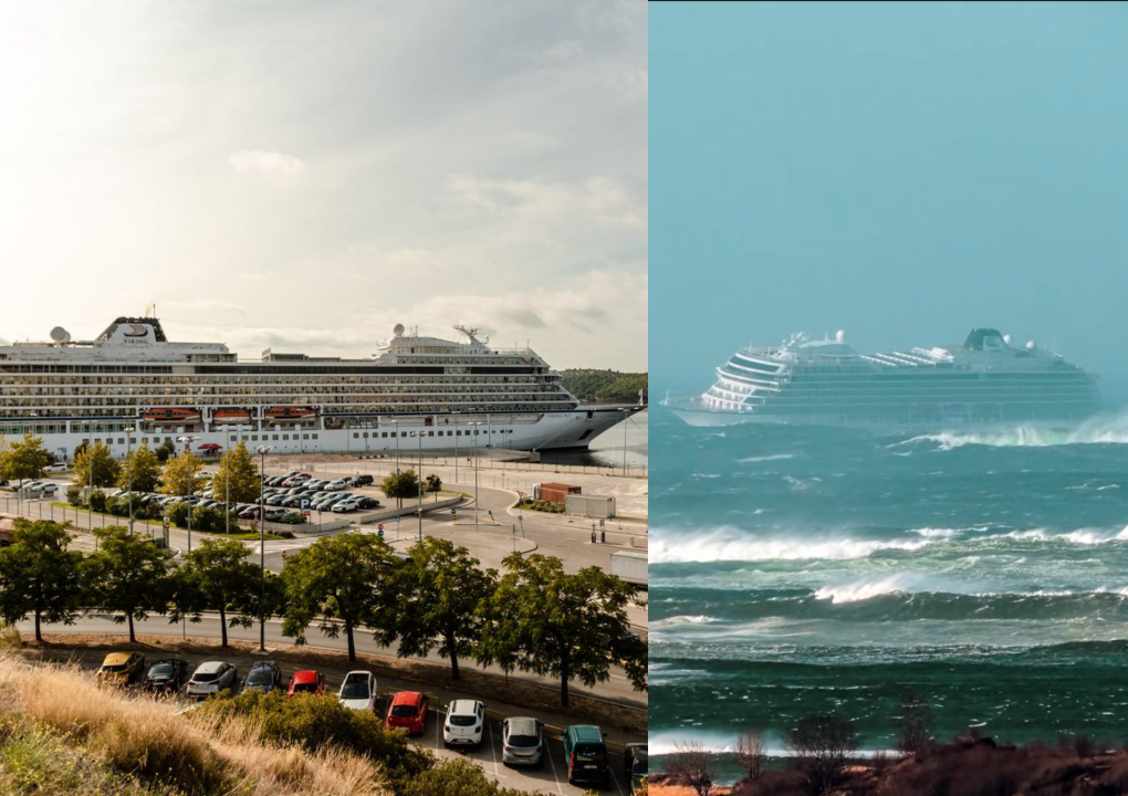 Viking Sky u Šibeniku, kruzer čije su dramatične snimke havarije u Norveškoj obišle svijet